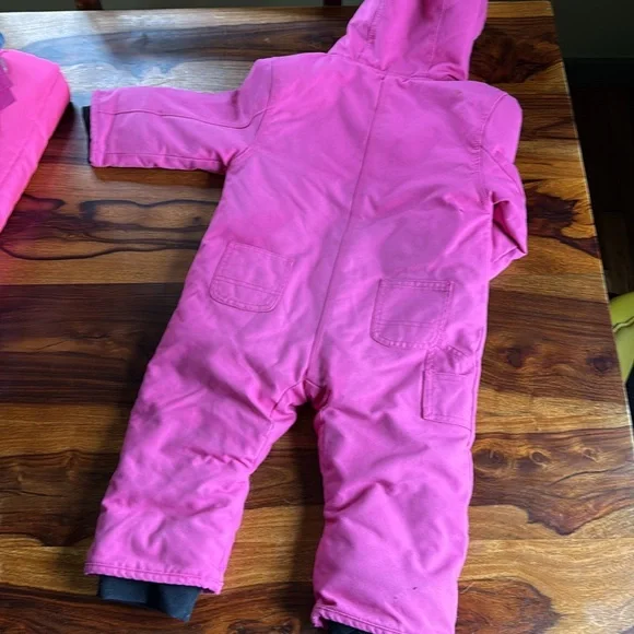 Carhartt Kids Pink One Piece Snowsuit - Picture 7 of 9